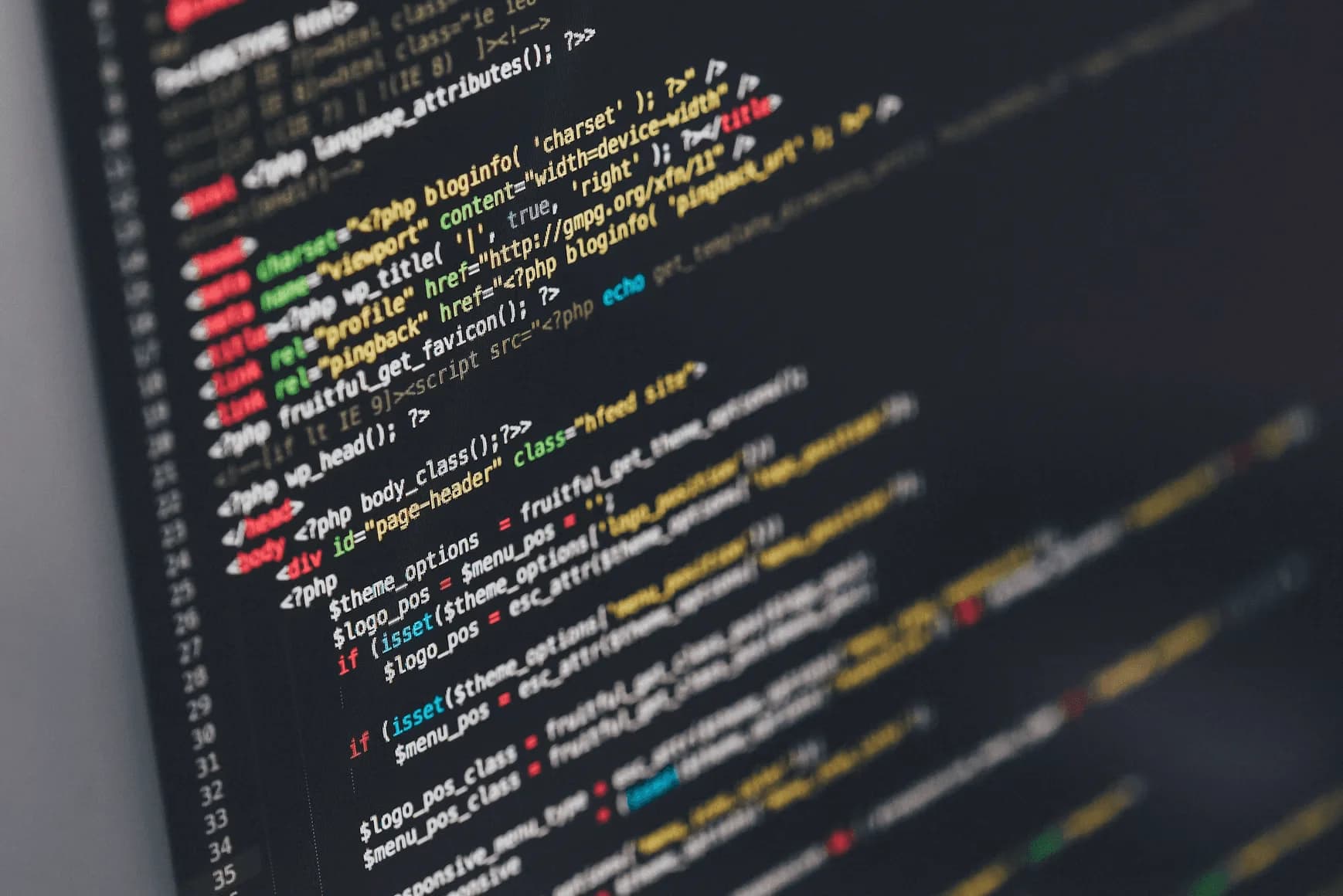 Code Screen Background