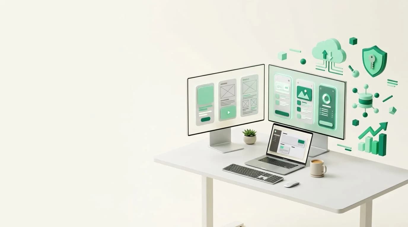 Custom Software Engineering & Digital Product Development Artwork