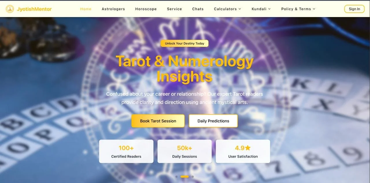 JyotishMentor — Production Software Architecture engineered by Coder Roots for JyotishMentor