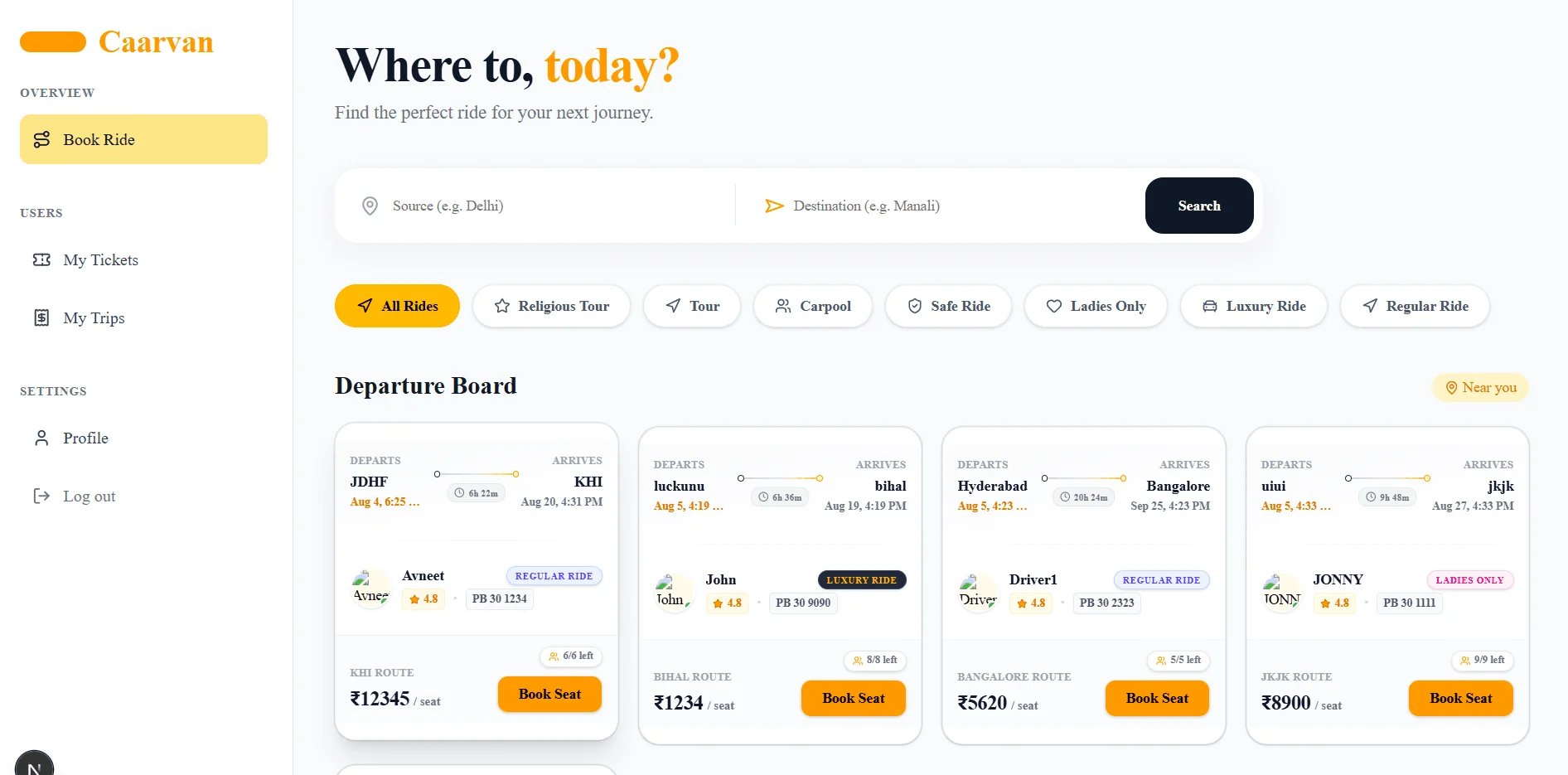 CaarVan — Production Software Architecture engineered by Coder Roots for CaarVan
